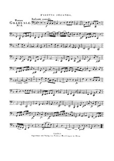 Benedicam Dominum, HV 55: Bassoon II part by Joseph Eybler