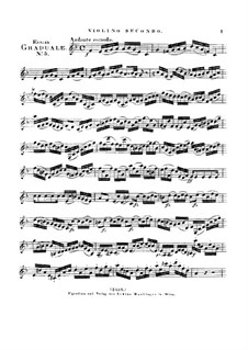 Benedicam Dominum, HV 55: Violin II part by Joseph Eybler