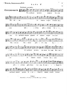 Timebunt gentes nomen tuum Domine, HV 87: Alto I part by Joseph Eybler