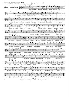 Timebunt gentes nomen tuum Domine, HV 87: Alto II part by Joseph Eybler