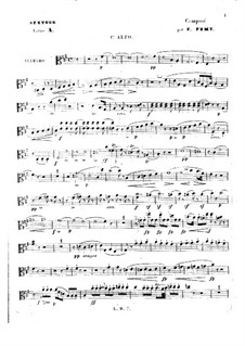 String Sextet in A Major: Viola I part by François Fémy