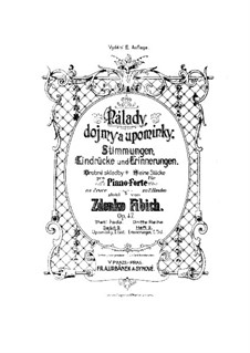 Book 9, Op.47 No.127-135: Book 9 by Zdeněk Fibich