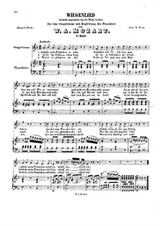 Lullaby: For voice and piano by Bernhard Flies
