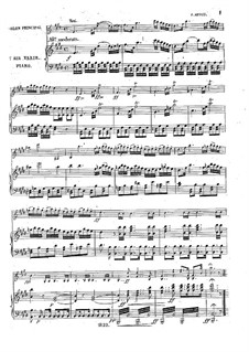 Second Aria with Variations, Op.2: Score by Alexandre Joseph Artôt