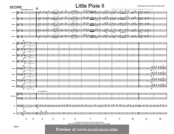 Little Pixie II: Full Score by Thad Jones