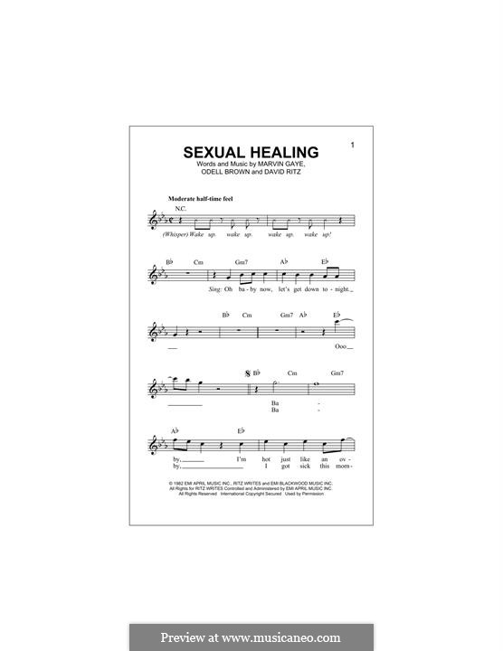 Sexual Healing (Marvin Gaye): For keyboard by David Ritz, Odell Brown