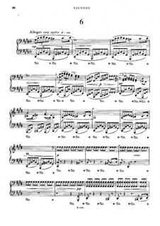 Legends for Piano Four Hands, B.117 Op.59: No.6 in C Sharp Minor by Antonín Dvořák