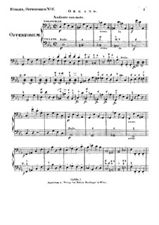 Timebunt gentes nomen tuum Domine, HV 87: Organ part by Joseph Eybler