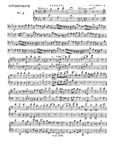 Domine si observaveris iniquitates, HV 88: Bassoons parts by Joseph Eybler