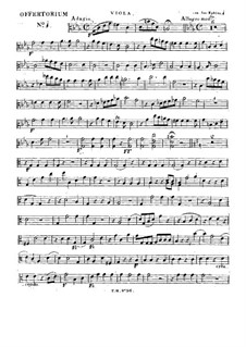 Domine si observaveris iniquitates, HV 88: Viola part by Joseph Eybler