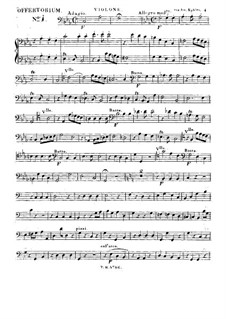 Domine si observaveris iniquitates, HV 88: Violone part by Joseph Eybler