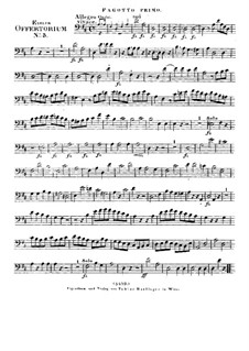 Jubilate Deo omnis terra, HV 91: Bassoon I part by Joseph Eybler