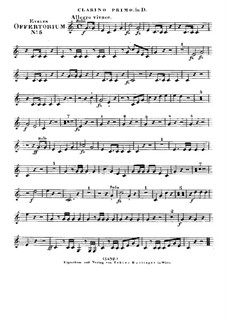 Jubilate Deo omnis terra, HV 91: Clarino I part by Joseph Eybler