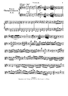 Jubilate Deo omnis terra, HV 91: Viola part by Joseph Eybler