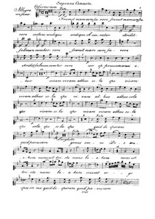 Fremit mare, HV 93: Soprano solo part by Joseph Eybler