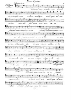 Fremit mare, HV 93: Tenor ripieno part by Joseph Eybler