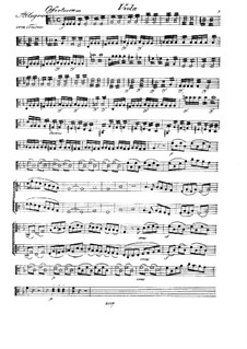 Fremit mare, HV 93: Viola part by Joseph Eybler