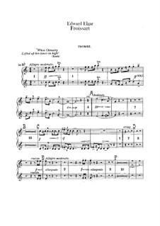 Froissart, Op.19: Trumpets part by Edward Elgar