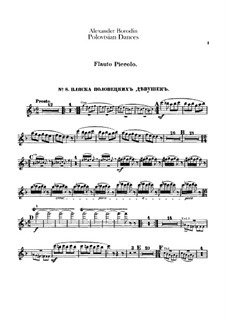 Polovtsian Dances: Flute piccolo parts by Alexander Borodin