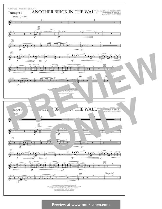 Another Brick in the Wall (arr. Tom Wallace): Trumpet 1 part by Roger Waters