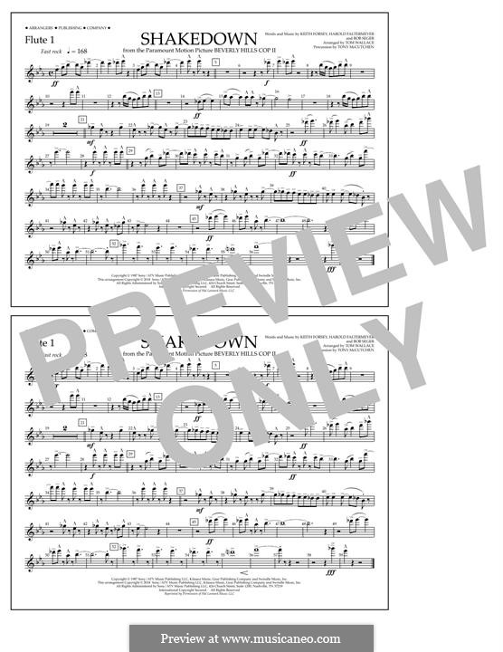 Shakedown (from Beverly Hills Cop II): Flute 1 part by Harold Faltermeyer, Keith Forsey