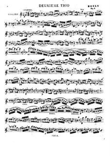 Three String Trios, Op.5: No.2 – violin part by Alexandre Pierre François Boëly