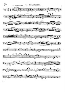 Three String Trios, Op.5: No.1 – cello part by Alexandre Pierre François Boëly