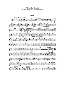 In the Steppes of Central Asia: Oboe and cor anglais parts by Alexander Borodin