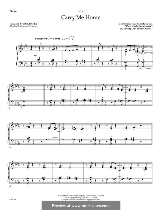 Carry Me Home by folklore sheet music on MusicaNeo Carry Me Home by folklore sheet music on MusicaNeo