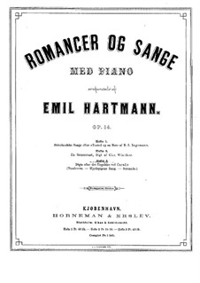 Østerlandske Sange, Op.14: Book III by Emil Hartmann