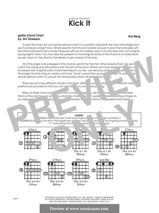 Kick It by K. Berg sheet music on MusicaNeo