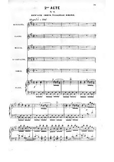 Rêve d'amour: Act II, piano-vocal score by Daniel Auber