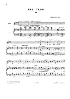 Pie Jesu: Pie Jesu by André Caplet