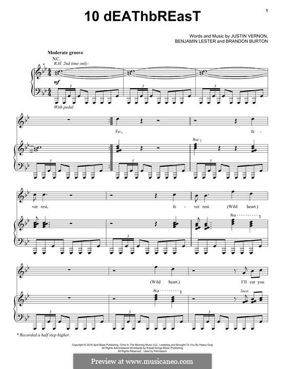 10dEAThbREasT (Bon Iver): 10dEAThbREasT (Bon Iver) by Justin Vernon