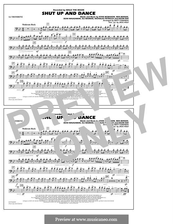 Marching Band version: 1st Trombone part by Nicholas Petricca, Ryan McMahon, Eli Maiman, Ben Berger, Sean Waugaman