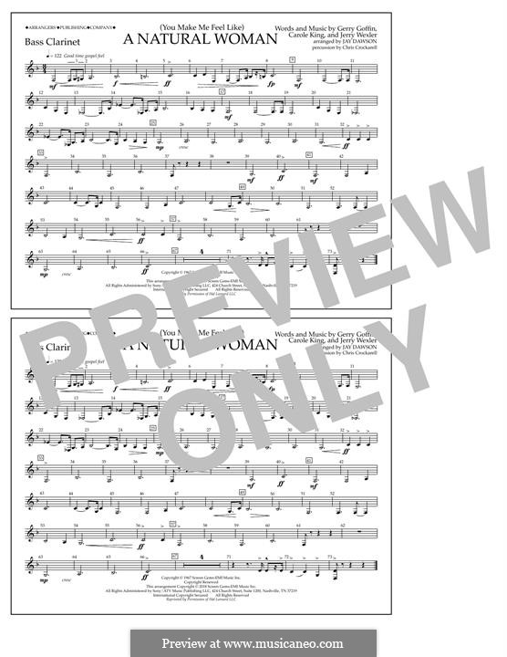 (You Make Me Feel Like) A Natural Woman (Aretha Franklin): Bass Clarinet part by Carole King, Gerry Goffin, Jerry Wexler