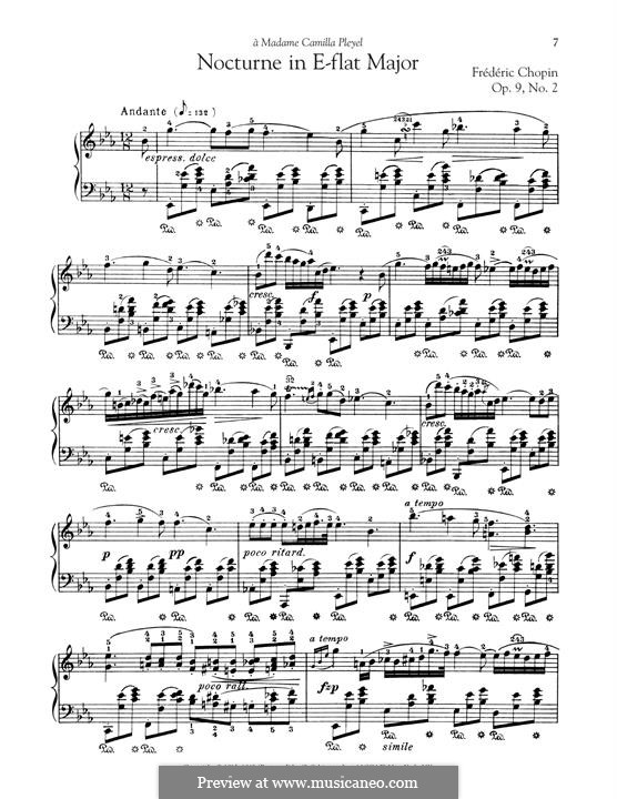 No.2 in E Flat Major: For piano by Frédéric Chopin