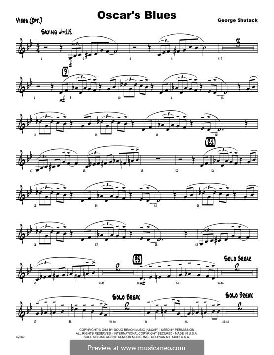 Oscar's Blues: Vibes part by George Shutack