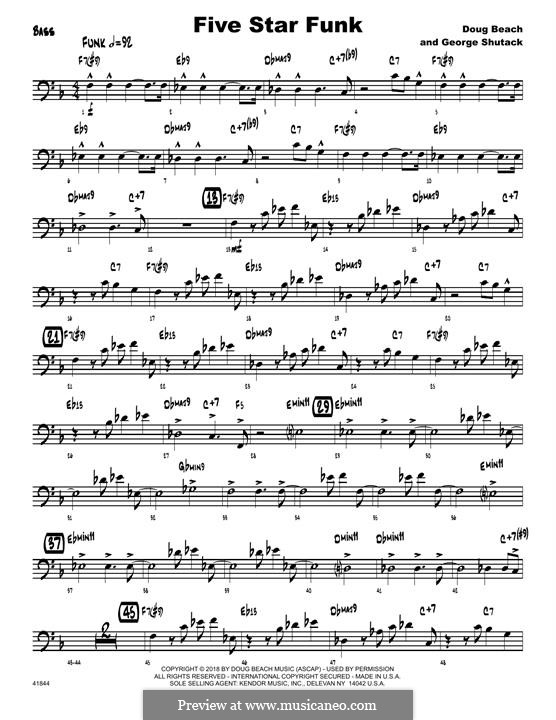 Five Star Funk: Bass part by Doug Beach