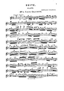 Suite for Flute and Piano: Solo part by Edward German
