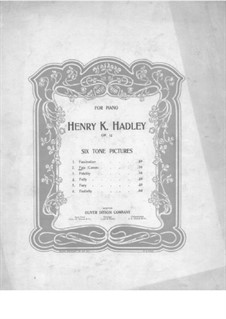 Six Tone Pictures. No.2 Fate, Op.14: Six Tone Pictures. No.2 Fate by Henry Kimball Hadley