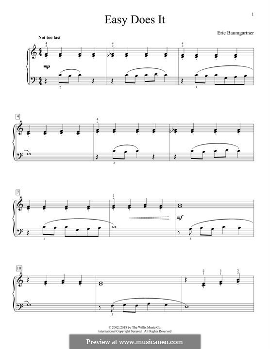 Easy Does It: Easy Does It by Eric Baumgartner