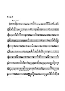 Symphony No.1 in B Flat Major, G.493 Op.21: Horns parts by Luigi Boccherini