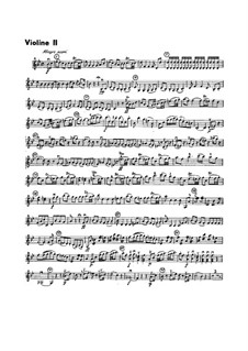 Symphony No.1 in B Flat Major, G.493 Op.21: Violin II part by Luigi Boccherini
