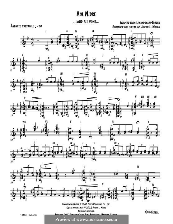 Kol Nidre: Kol Nidre by Louis Lewandowski