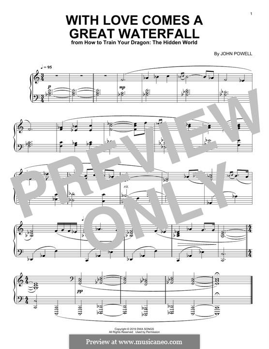 With Love Comes A Great Waterfall (from How to Train Your Dragon: The Hidden World): With Love Comes A Great Waterfall (from How to Train Your Dragon: The Hidden World) by John Powell