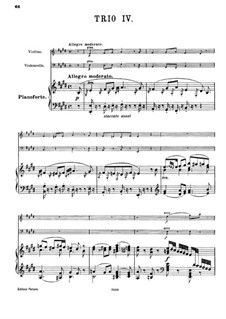 Piano Trio No.44 in E Major, Hob.XV/28: Full score by Joseph Haydn