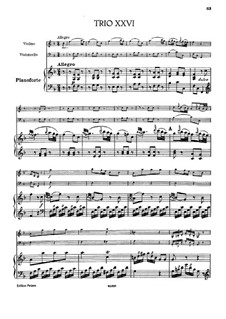 Piano Trio No.17 in F Major, Hob.XV/2: Full score by Joseph Haydn