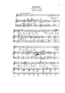 Six French Romances, Op.9: No.2 Romance by Halfdan Kjerulf