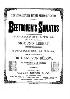 Sonata for Piano No.16, Op.31 No.1: For a single performer (with fingering) by Ludwig van Beethoven